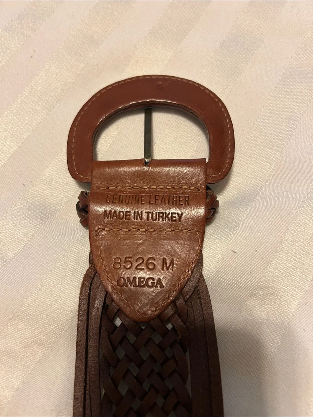 Vgt Omega women’s belt. Genuine leather Made in Turkey. 37 inches